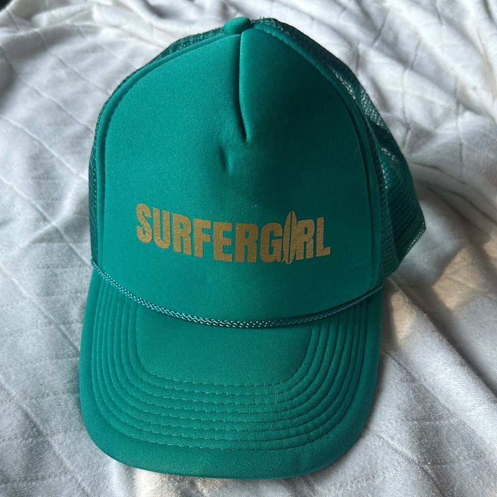 Teal Trucker Hat